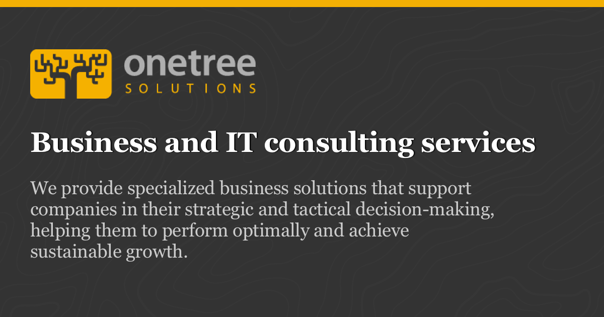 Software solutions to help businesses perform optimally | OneTree ...